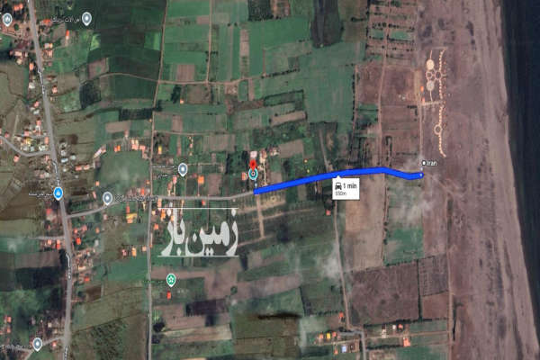 زمین ساحلی ۳۲۰ متری دارای انشعابات-3