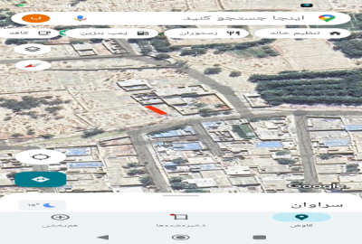 زمین مسکونی رودخانه خشک خیابان حمزه ۵۰۳ متر
