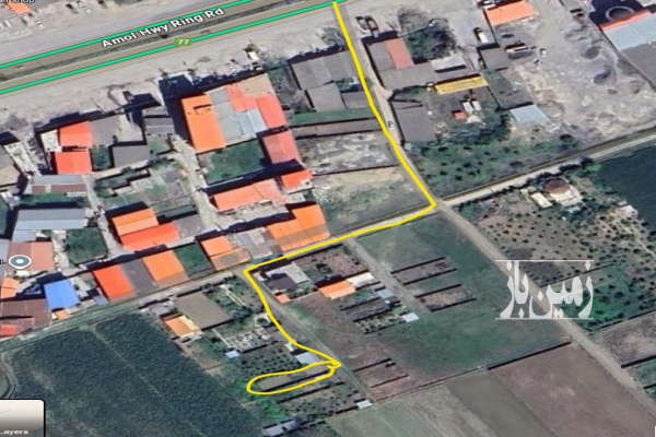 زمین باغی کمربندی هراز به هزارسنگر ۲۰۵ متر-1