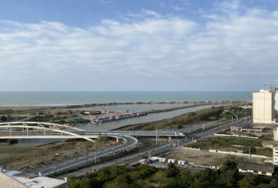 زمين مسكوني بر خيابان ٢٤ متري ۱۱۰ متر