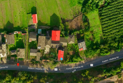 زمین مسکونی ۵۸۹ متر در روستای خرجگیل جاده اسالم خلخال