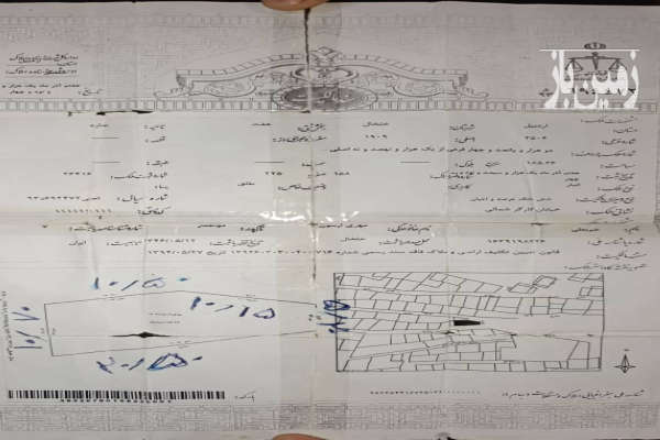 زمین مسکونی سندارتک برگ خیابان غفاری ۱۵۸ متر-1