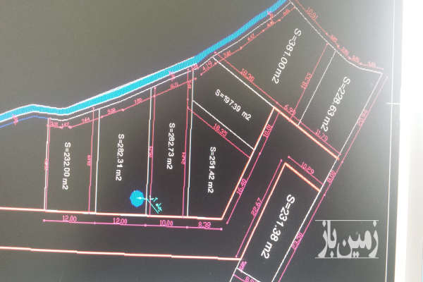 زمين مسكوني جاده خزرآباد ساری ۲۸۳ متر-1