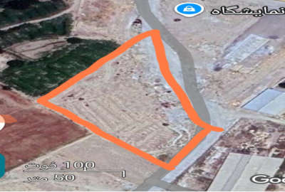 زمین زراعی کیلومتر جاده همدان روستای مهر آباد ۴۰۰۰ متر