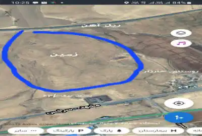 زمین کشاورزی ۲۰ هکتار چسبیده به روستای خارزار