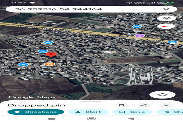 زمین مسکونی روستای رضا آباد ۴۰۰ متر-2