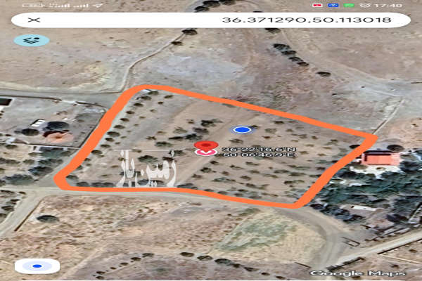 زمین باغی روستای عبدل آباد داخل شهرک ۳۶۰۰ متر-2