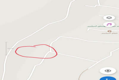 زمین مسکونی ۲۶۰ متری در روستای آسیابسر