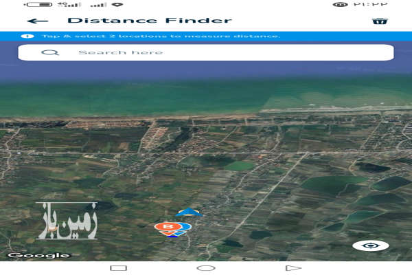 زمین در سرخرود روستای معلم کلا ۲۱۳۵ متر-3