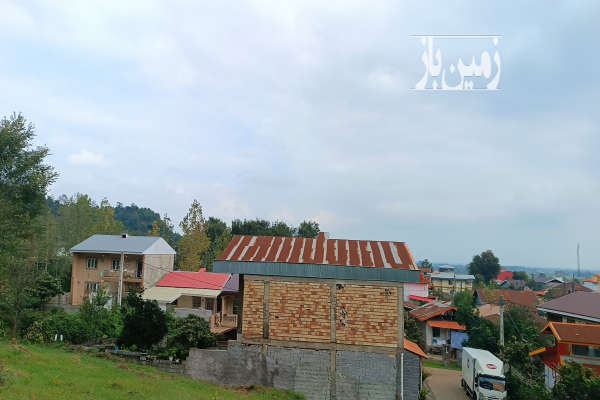 زمین ۱۰۰۰متر مسکونی مجوز پروانه لنگرود ارتفاعات جنگلی-1