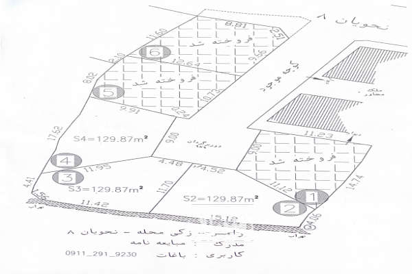 زمین مسکونی ۱۳۰متر در خیابان شهدای رامسر-4