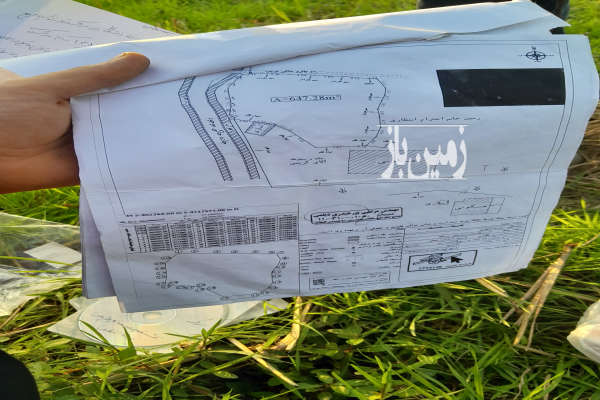 زمین به مساحت ۶۴۷ متر واقع در روستا با ویو عالی-1