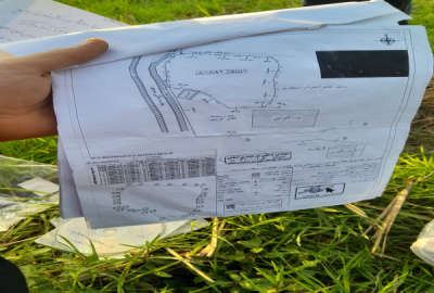 زمین به مساحت ۶۴۷ متر واقع در روستا با ویو عالی