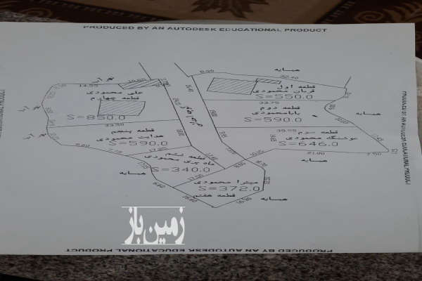 زمین مسکونی مرزیکلا روستای دراز کلا ۳۷۲ متر-3