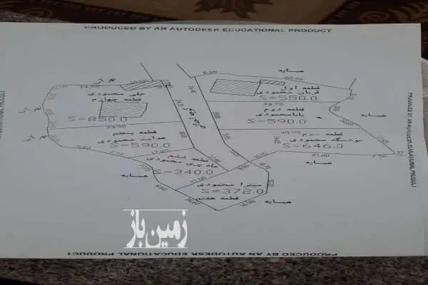 زمین مسکونی مرزیکلا روستای دراز کلا ۳۷۲ متر - تصویر 3