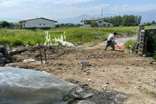 زمین مسکونی واقع در نشتارود ۵۱۰۰ متر-2