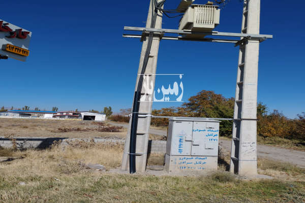 زمین صنعتی تجاری بر جاده صلی تبریز به سلماس ۴۶۵۰ متر-3