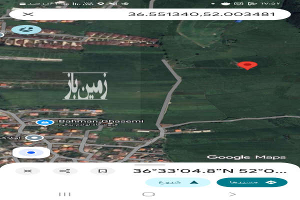 زمین کشاورزی خشک ۱۰۰۰ متر-2