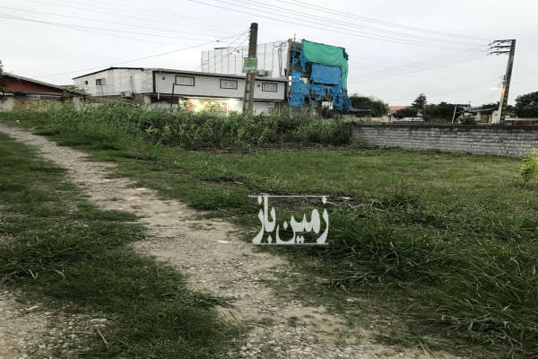 زمین مسکونی دو نبش قائمشهر جاده نظامی ۱۸۴ متر-2