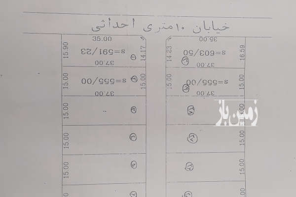 زمین کشاورزی در حسن آباد فشافویه روستای زیوان ۵۵۵ متر-3
