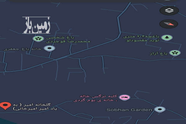 زمین مناسب ساخت خانه باغ سعد آباد ۲۰۰۰ متر-2