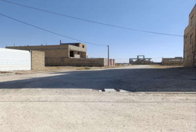 زمین دارای جواز ساخت دوطبقه اماده ساخت خیابان بهارستان