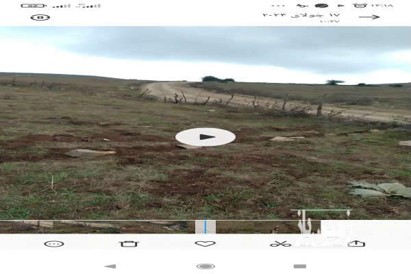 زمین ۷۰۰ متری بر جاده اصلی روستای کلمه-1