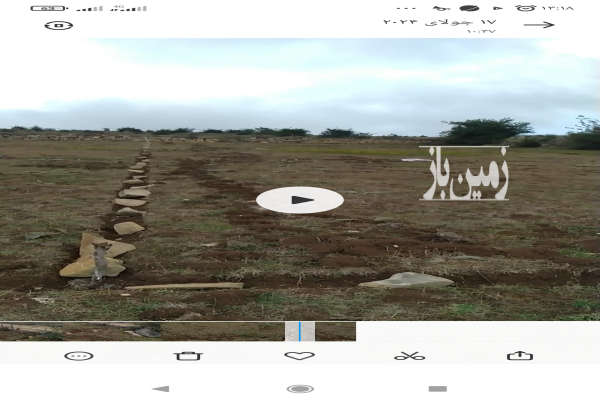 زمین ۷۰۰ متری بر جاده اصلی روستای کلمه-2