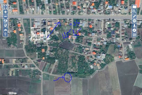 زمین ۳۰۰ متر بابل جاده کیاکلا روستای موزیگله-2