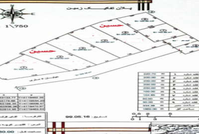 زمین مسکونی ۲۰۰ متری در شهر جدید القجر محله ممشلی