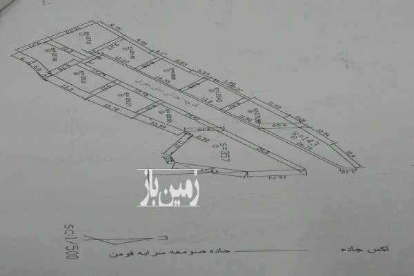 زمین تجاری ۳۵۰۰ متر جاده آستارا فومن-2