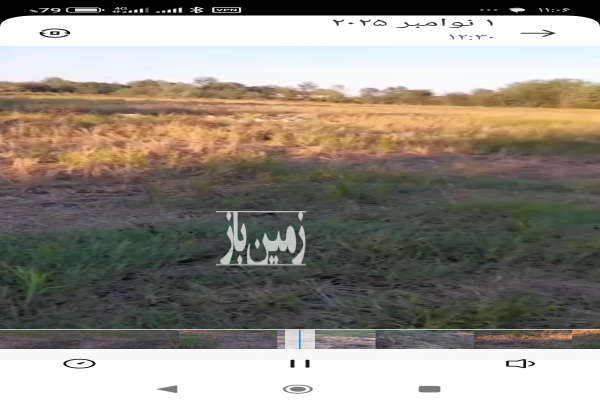 زمین شالیزار همراه خانه روستایی سنددار در لنگرود-1