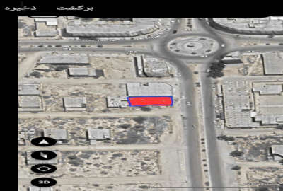 زمین جلوی بلواراصلی ولیعصر تجاری ۲۴۰ متر