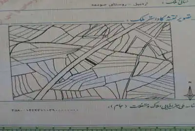 زمین کشاورزی روستای صومعه ۲۱۶۸ متر