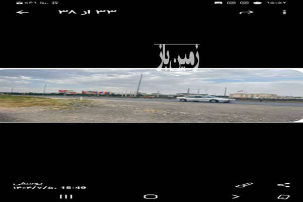 یک هکتار زمین آبی بر جاده کرمانشاه ماهیدشت ۱۰۰۰۰ متر-1