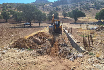 زمین تجاری روستای تنگ کلوره بزرگ راه خلیج فارس ۷۴ متر