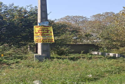 زمین ۲۱۳ متری بر خیابان جاده بین المللی