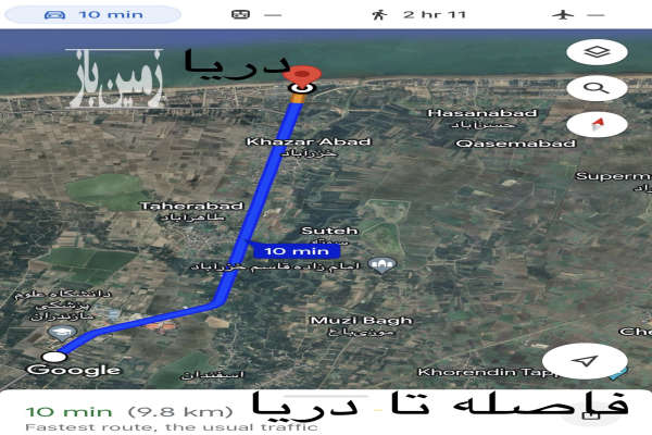 باغ مرکبات به مساحت ۴ هکتار ساری جاده دریا-2