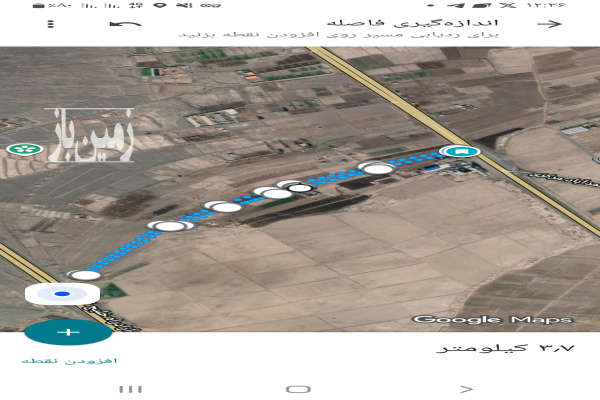 زمین کشاورزی جاده قدیم کاشان قممسجدالحسین ۲۵۰۰۰ متر-1
