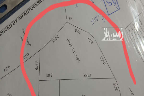 زمین مسکونی نکا بخش هزارجریب روستای پوروا ۲۱۵ متر-2