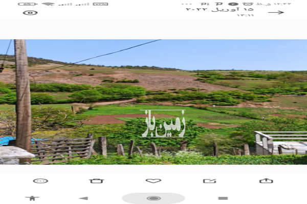 زمین ییلاقی ۲۴۸۷ متری در مرکز روستای ارده-1