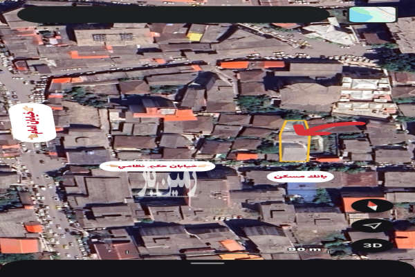 زمين ٦١٣ متر تجاري مسكوني با سند تك برگ شش دانگ-2