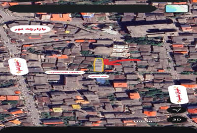 زمين ٦١٣ متر تجاري مسكوني با سند تك برگ شش دانگ