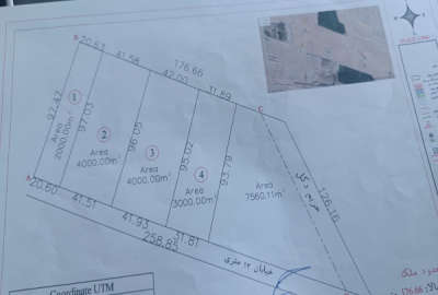 زمین ۹۵۰۰ متری کردان سهیلیه روستای زکی آباد