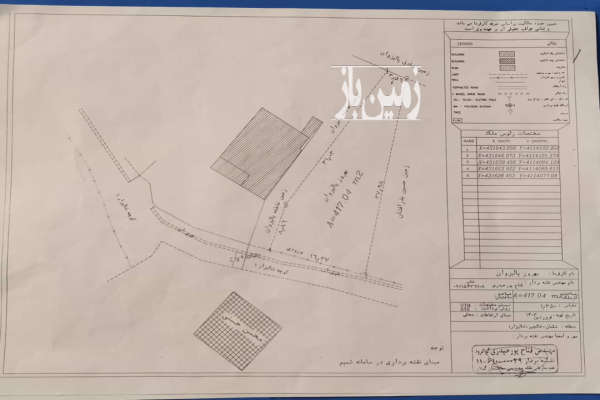 زمین مسکونی شلمان روستای پایین خالجیر ۴۰۰ متر اقساطی-3