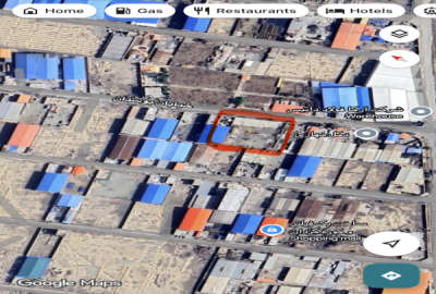 زمین شهرک صنعتی زواره خیابان اصلی ۱۰۰۰ متر