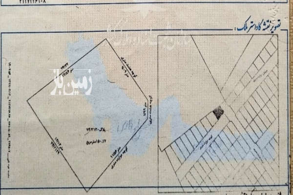 زمین ۱۵۷ متر دوکله در گالیکش-2