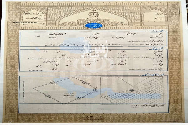 زمین ۱۵۷ متر دوکله در گالیکش-3