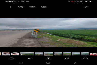 زمین کشاورزی چسبيده به روستای املاک ۱۷۵۰ متر