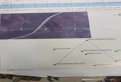 زمین کشاورزی در روستای کریم کندی نمین ۴۵۰۰ متر